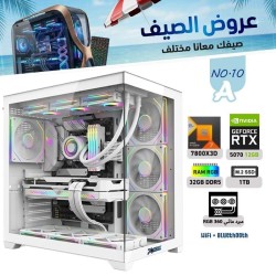 عروض الصيف بي سي تجميعة احترافية  رقم 10-A - رايزن 7 RTX 5070 12GB - 7800X3D
