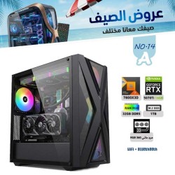 عروض الصيف بي سي تجميعة احترافية  رقم 14-A - رايزن 7 RTX 5070 TI 16GB - 7800X3D