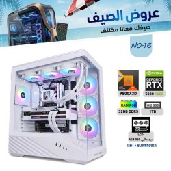 عروض الصيف بي سي تجميعة احترافية  رقم 16 - رايزن 7 RTX 5080 16GB - 9800X3D