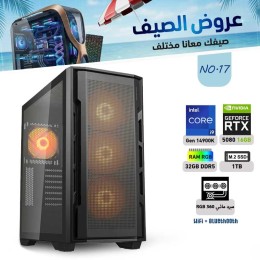 عروض الصيف بي سي تجميعة احترافية  رقم 17 - i7 14900K الجيل الرابع عشر - RTX 5080 16GB