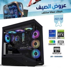 عروض الصيف بي سي تجميعة احترافية  رقم 18-A - i9 14900K الجيل الرابع عشر - RTX 5090 32GB