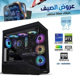 عروض الصيف بي سي تجميعة احترافية  رقم 18-A - i9 14900K الجيل الرابع عشر - RTX 5090 32GB