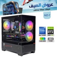 عروض الصيف بي سي تجميعة احترافية رقم 1 - i5 14400F الجيل الرابع عشر - RTX 3050 6GB