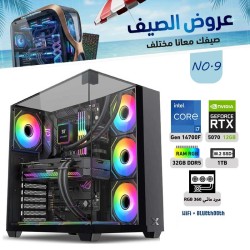 عروض الصيف بي سي تجميعة احترافية رقم 9 - i7 14700F الجيل الرابع عشر - RTX 5070 12GB