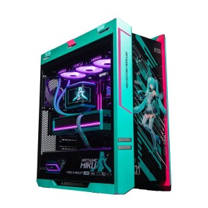 جهاز العاب احترافي ASUS ROG اصدار Hatsune Miku, معالج Ryzen 9 9950X3D, رامات 64GB DDR5, تخزين 2TB M.2 NVMe, كرت شاشة RTX 5080 16GB, باور 1200 واط, ويندوز 11 برو
