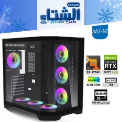 عروض الشتاء بي سي تجميعة رقم 16 - رايزن 7 RTX 5070 TI 16GB - 9700X عروض الشتاء بي سي تجميعة رقم 16 - رايزن 7 RTX 5070 TI 16GB - 9700X