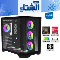 عروض الشتاء بي سي تجميعة رقم 9 - رايزن 5 RX 9070 16GB - 9600X عروض الشتاء بي سي تجميعة رقم 9 - رايزن 5 RX 9070 16GB - 9600X