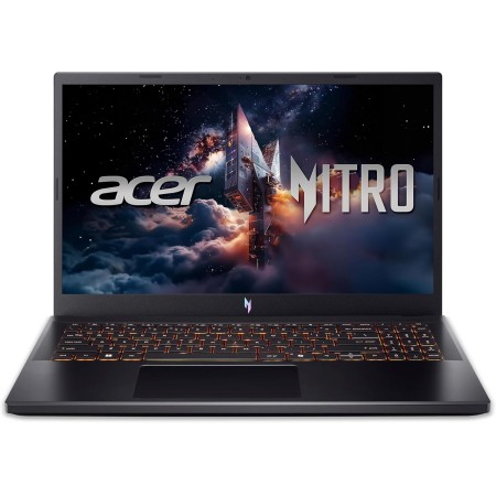 لابتوب احترافي من آيسر نيترو Acer Nitro V 15, شاشة 15.6 بوصة FHD IPS ب 165 هرتز, معالج Intel i7-13620H, كرت شاشة RTX 4050 6GB, رامات 16GB DDR5, تخزين 512GB - أسود