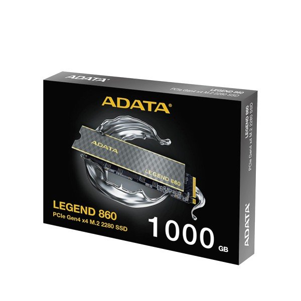 ADATA LEGEND 860, 1TB, PCIe Gen4 NVMe SSD, read up to 6000MB/s, 3D TLC NAND Flash, Compatible with PS5 ADATA LEGEND 860, 1TB, PCIe Gen4 NVMe SSD, read up to 6000MB/s, 3D TLC NAND Flash, Compatible with PS5