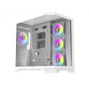 كيس كمبيوتر AiGO FT418 Pro ميد تاور ATX مع 7 مراوح ARGB - أبيض كيس كمبيوتر AiGO FT418 Pro ميد تاور ATX مع 7 مراوح ARGB - أبيض
