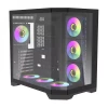 كيس كمبيوتر AiGO FT418 Pro ميد تاور ATX مع 7 مراوح ARGB - أسود كيس كمبيوتر AiGO FT418 Pro ميد تاور ATX مع 7 مراوح ARGB - أسود