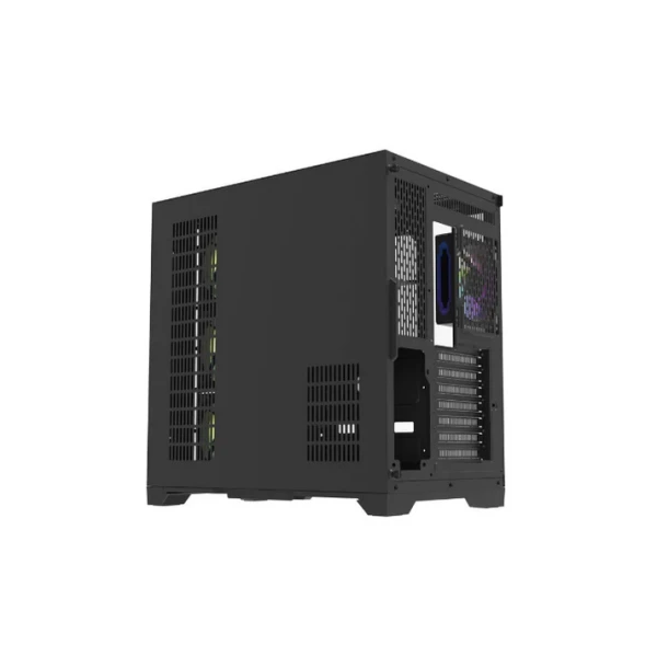 كيس كمبيوتر AiGO FT418 Pro ميد تاور ATX مع 7 مراوح ARGB - أسود كيس كمبيوتر AiGO FT418 Pro ميد تاور ATX مع 7 مراوح ARGB - أسود