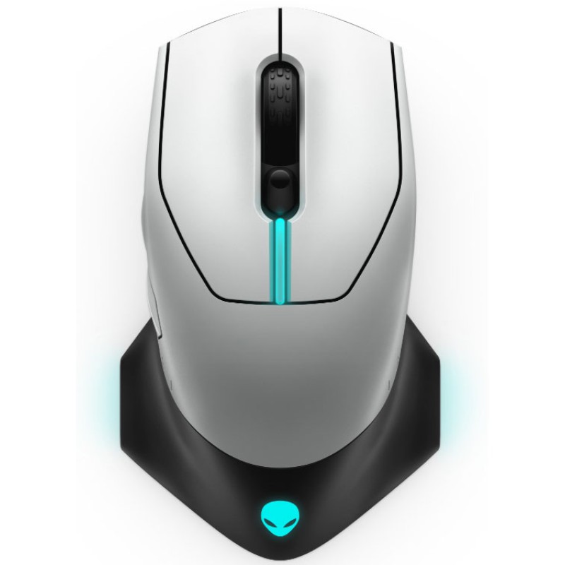 ALIENWARE WIRED/WIRELESS GAMING MOUSE - AW610M - LUNAR LIGHT