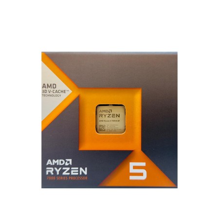PROCESSOR AMD Ryzen 5 7500X3D, AM5 Zen 4 Architecture 5 nm, 6 cores, 12 threads, Up to 4.5 GHz, 65 W TDP, support DDR5 & PCIe 5.0