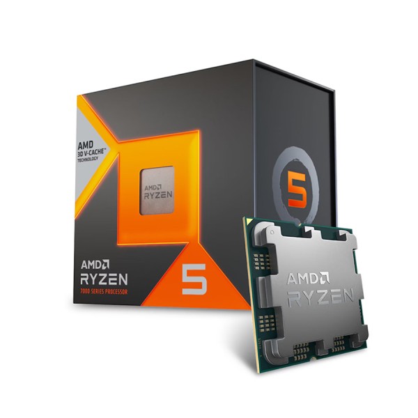 معالج AMD Ryzen 5 7500X3D, منصة AM5, معمارية Zen 4 مع تقنية 3D V-Cache, ب 6 أنوية و12 خيط معالجة, تردد حتى 4.5 جيجاهرتز, استهلاك طاقة 65 واط, دعم ذواكر DDR5 و واجهة PCIe 5.0