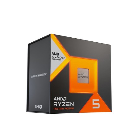 PROCESSOR AMD Ryzen 5 7500X3D, AM5 Zen 4 Architecture 5 nm, 6 cores, 12 threads, Up to 4.5 GHz, 65 W TDP, support DDR5 & PCIe 5.0
