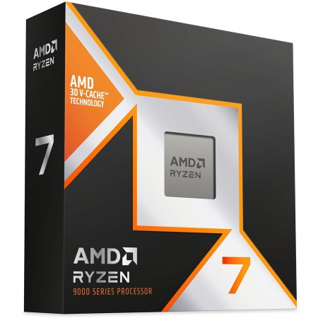 معالج AMD Ryzen 7 9850X3D - عدد 8 أنوية - 16 مساراً - سرعة تعزيز تصل إلى 5.6 GHz