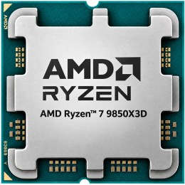 معالج ايه ام دي رايزن 7 9850X3D تري - 8 أنوية - 16 خيط - 5.6GHz - كاش 96MB - AM5