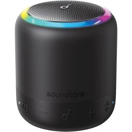 Soundcore Mini 3 Pro speaker, Bluetooth 5.0, IPX7 water resistance, Up to 15 hours, USB-C charging - BLACK Soundcore Mini 3 Pro speaker, Bluetooth 5.0, IPX7 water resistance, Up to 15 hours, USB-C charging - BLACK