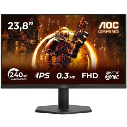 شاشة ايه او سي قيمنق العاب AOC 24G11ZE - مقاس 23.8 بوصة FHD - تردد 240Hz - سرعة 0.3ms - لوحة Fast IPS