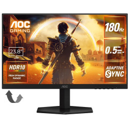 شاشة الألعاب AOC 24G42E مقاس 24 بوصة – FHD، تقنية Fast IPS  تردد 180Hz 
