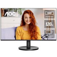 شاشة إيه أو سي 27B3HA3 - مقاس 27 بوصة FHD - تردد 100Hz - سرعة 1ms - تدعم Adaptive Sync - IPS