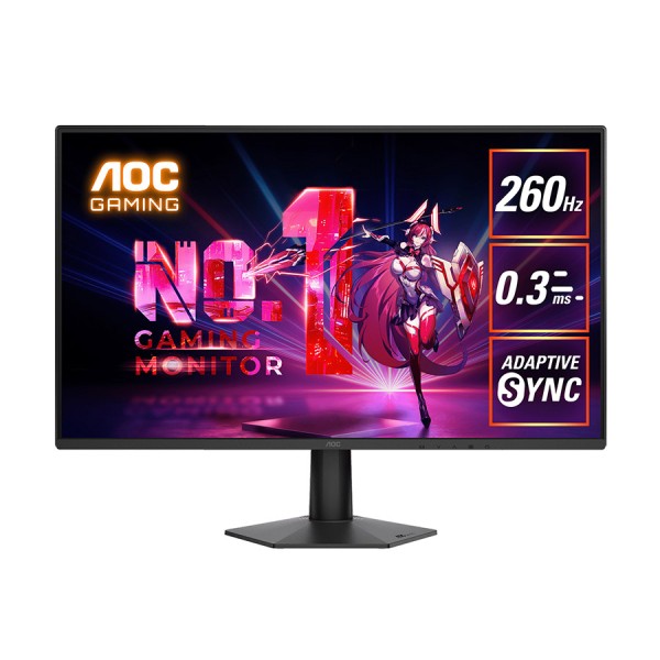 شاشة ألعاب احترافية AOC 27G50Z/89, حجم 27 بوصة ودقة FHD (1920 × 1080) مع لوحة Fast IPS, تردد 260 هرتز, استجاية 0.3Ms, دعم HDR وتقنية تقليل الضوء الأزرق - أسود شاشة ألعاب احترافية AOC 27G50Z/89, حجم 27 بوصة ودقة FHD (1920 × 1080) مع لوحة Fast IPS, تردد 260 هرتز, استجاية 0.3Ms, دعم HDR وتقنية تقليل الضوء الأزرق - أسود