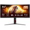 AOC CU34G4 Gaming Monitor 34 inch UWQHD 180Hz Fast VA 0.5ms HDMI 2.0 FreeSync Premium Curved