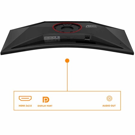 شاشة قيمنق للألعاب AOC CU34G4 مقاس 34" منحنية عريضة - دقة UWQHD - تردد 180Hz - استجابة 0.5ms