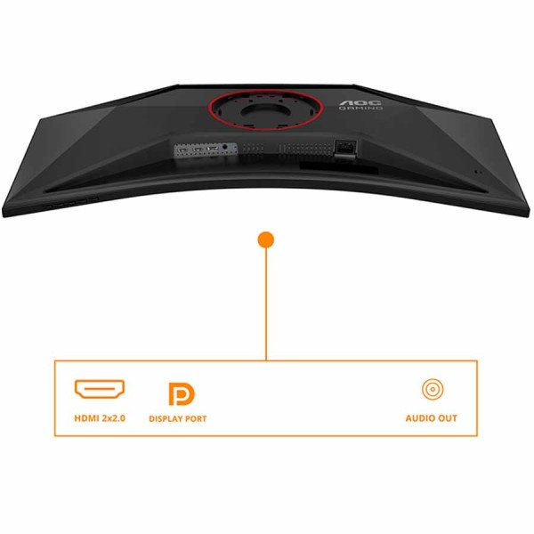 شاشة العاب احترافية AOC CU34G4 مقاس 34 بوصة، دقة 3440×1440، الجيل الرابع، منحنية 1500R، UWQHD واسعة، معدل تحديث 180 Hz، زمن استجابة 0.5 مللي ثانية