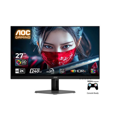 شاشة العاب قيمنق اي او سي Q27G40ZDF – مقاس 27" – دقة 2K QHD – لوحة QD-OLED – تردد 240Hz – استجابة 0.03ms شاشة العاب قيمنق اي او سي Q27G40ZDF – مقاس 27" – دقة 2K QHD – لوحة QD-OLED – تردد 240Hz – استجابة 0.03ms
