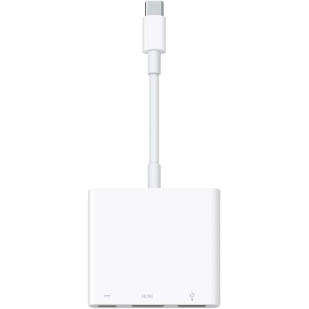 محول USB-C Digital AV Multiport من Apple - متوافق مع HDMI وUSB-A وUSB-C للشحن محول USB-C Digital AV Multiport من Apple - متوافق مع HDMI وUSB-A وUSB-C للشحن