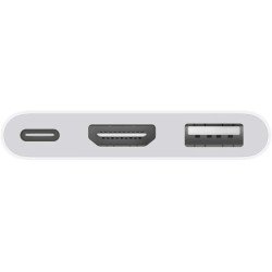 محول USB-C Digital AV Multiport من Apple - متوافق مع HDMI وUSB-A وUSB-C للشحن