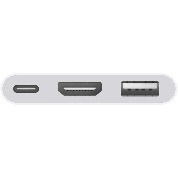 محول USB-C Digital AV Multiport من Apple - متوافق مع HDMI وUSB-A وUSB-C للشحن