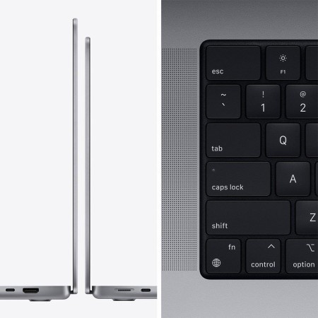 Apple MacBook Pro 14" M1 Pro Chip - 10-Core CPU - 16-Core GPU - 16GB RAM - 1TB SSD - Liquid Retina XDR - Silver