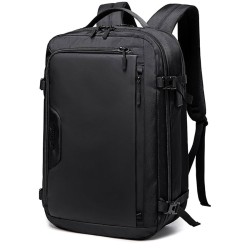 Backpack Arctic Hunter B00187 ,Modern and stylish design suitable for everyday and travel ,Water-resistant exterior to protect contents ,Built-in USB - Black