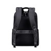 Backpack ARCTIC HUNTER B00478, Lightweight and durable construction for daily use, cover laptops up to 15.6 inches, Multiple compartments - BLACK