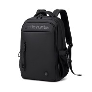 Backpack ARCTIC HUNTER B00534, 21 L Durable Premium design for daily use, cover laptops up to 15.6 inches, Weather Resistant, Anti-theft pockets - BLACK