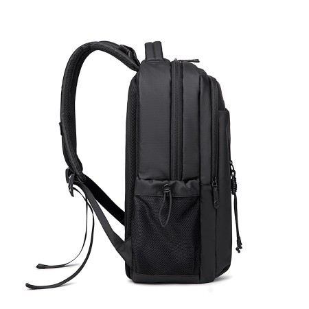Backpack ARCTIC HUNTER B00534, 21 L Durable Premium design for daily use, cover laptops up to 15.6 inches, Weather Resistant, Anti-theft pockets - BLACK