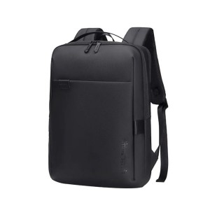 Backpack ARCTIC HUNTER B00574, Premium design for daily use, cover laptops up to 15.6 inches, Waterproof and anti-scratch, Shoulder strap pocket - BLACK