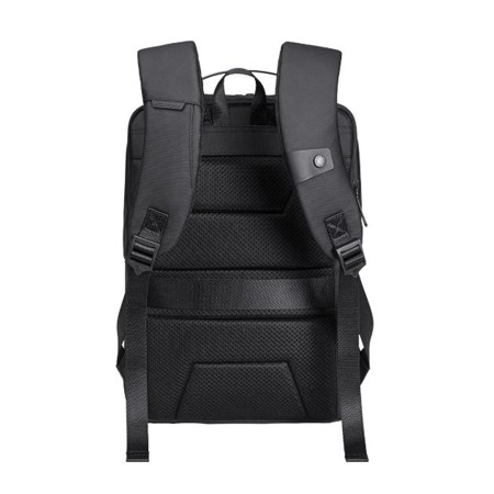 حقيبة الظهر ARCTIC HUNTER B00574, تصميم Premium للاستخدام طويل الأمد, مخصصة لحمل لابتوب حتى 15.6 بوصة, خامة مقاومة للماء و الخدش, جيب على حزام الكتف - أسود