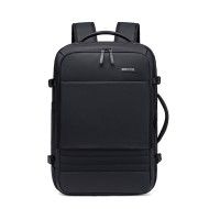 حقيبة الظهر GOLDEN WOLF GB00709, مصممة للاستخدام اليومي المكثف و التنقل, سعة 44 لتر, مقاس لابتوب حتى 15.6 بوصة, تصميم توسعة بسحاب لزيادة السعة  - أسود 