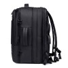 حقيبة الظهر GOLDEN WOLF GB00709, مصممة للاستخدام اليومي المكثف و التنقل, سعة 44 لتر, مقاس لابتوب حتى 15.6 بوصة, تصميم توسعة بسحاب لزيادة السعة  - أسود