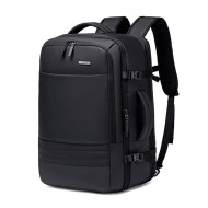 حقيبة الظهر GOLDEN WOLF GB00709, مصممة للاستخدام اليومي المكثف و التنقل, سعة 44 لتر, مقاس لابتوب حتى 15.6 بوصة, تصميم توسعة بسحاب لزيادة السعة  - أسود 