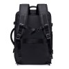 حقيبة الظهر GOLDEN WOLF GB00709, مصممة للاستخدام اليومي المكثف و التنقل, سعة 44 لتر, مقاس لابتوب حتى 15.6 بوصة, تصميم توسعة بسحاب لزيادة السعة  - أسود