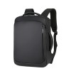حقيبة الظهر RAHALA 1901 MEINAILI, مصممة للاستخدام اليومي والتنقل, جيوب متعددة, مقاس لابتوب حتى 15.6 بوصة, بوليستر مقاوم للماء, منفذ شحن USB - أسود