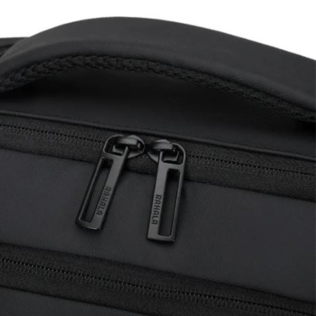 Backpack RAHALA 1901 MEINAILI, Practical design for everyday use, Backpack or hand-carry, cover laptops up to 15.6 inches, USB charging port, water-resistant  - BLACK