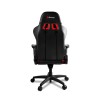 كرسي الألعاب AROZZI Verona Pro V2, تصميم إرجونومي لدعم الظهر والرقبة, قابل للتعديل بالكامل, عجلات مانعة للخدش, الوزن حتى 150 كجم - أسود/أحمر