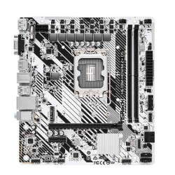 مذربورد أزروك H610M-HDV/M.2+ D5، تدعم ذاكرة DDR5 ومنفذ USB 3.2 Gen1 Type-C - ابيض