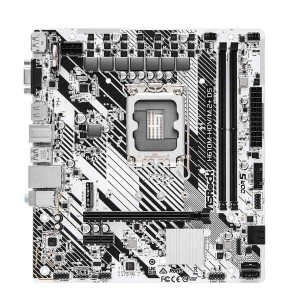 لوحة أم ASRock H610M‑HDV/M.2+ D5، تدعم ذاكرة مع DDR5 و منفذ 1 × USB 3.2 Gen1 Type-C - ابيض